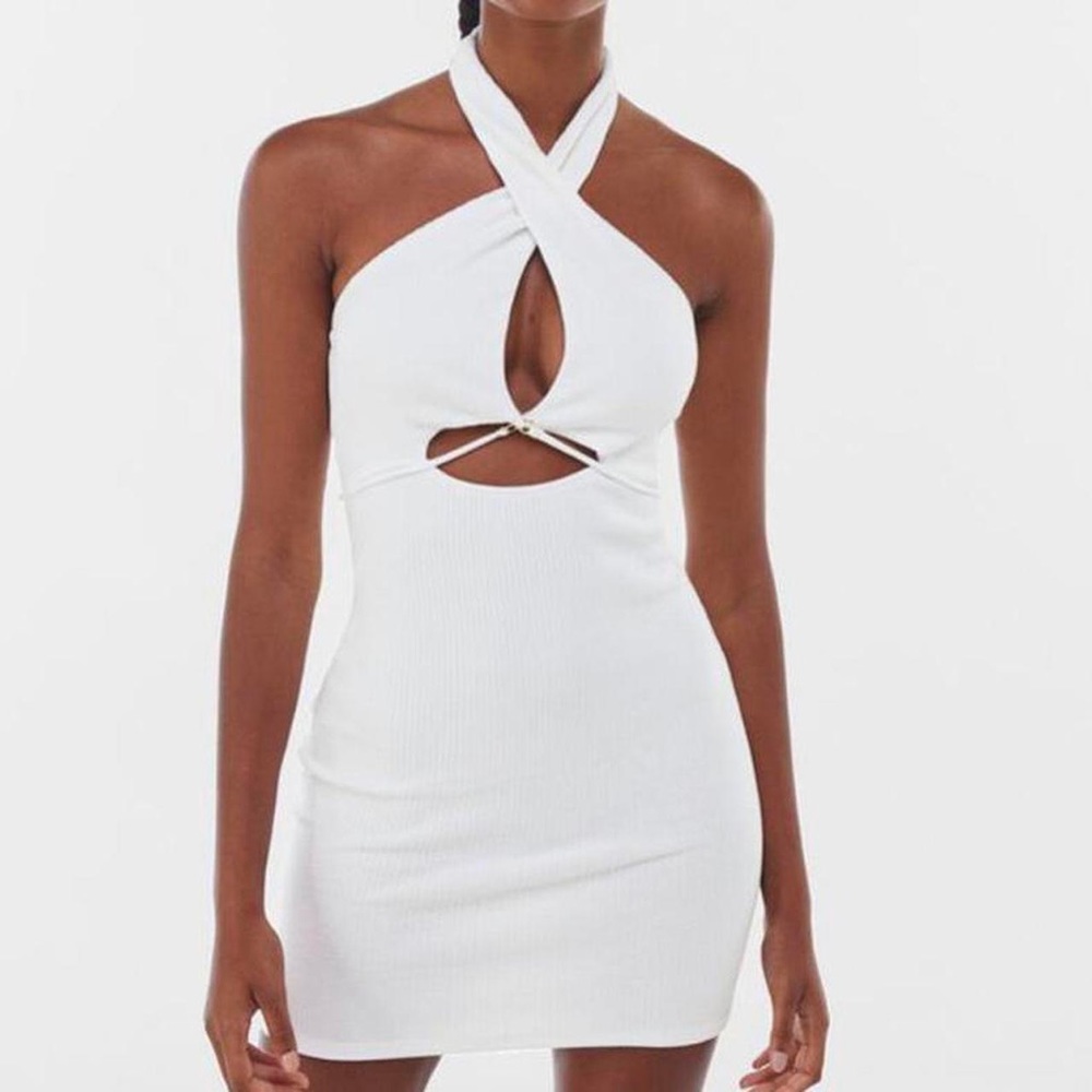 Bershka halter dress